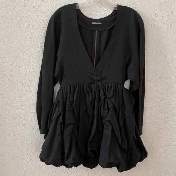 ZAIKO MURAOKA Vintage Bubble Skirt Dress MED Aughts Retro Y2K Balloon 80’s 90’s - Picture 4 of 16